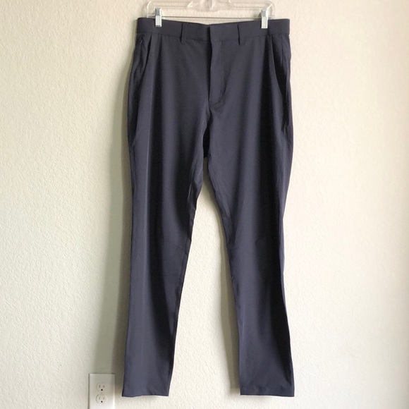 NWT Fabletics Mens The Only Pant Dark Blue Grey 32 - Picture 1 of 11